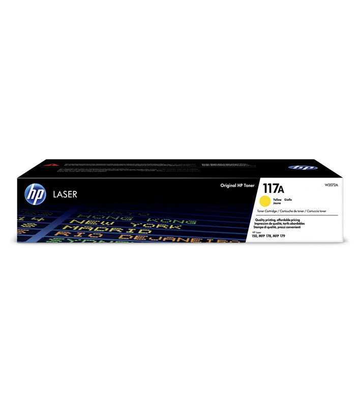 Toner HP 117 jaune W2072A p/M179 série (700 pages)