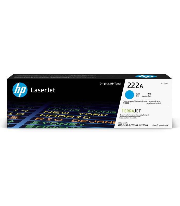 Toner HP 222A Cyan W2221A ( 1200 pages) MFP3303/3288/3201/3204
