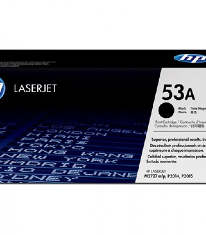 Toner HP 53 Noir Q7553A  p  LJ P2015       (3 000 pages)