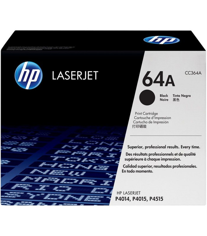 Toner HP 64 Noir CC364A p  P4014N (10 000 pages)