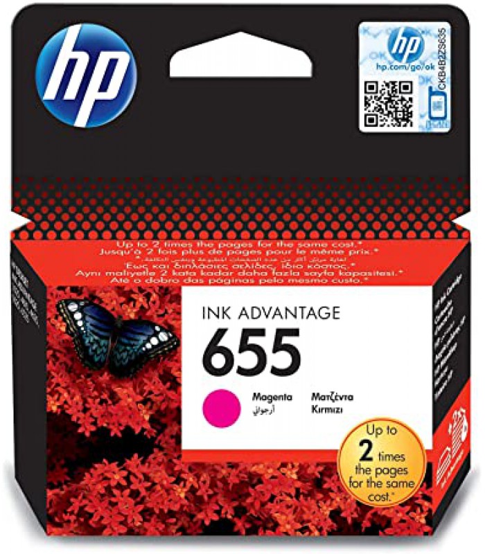 Encre HP 655 Magenta CZ111AE pour série 4625 (600 pages)