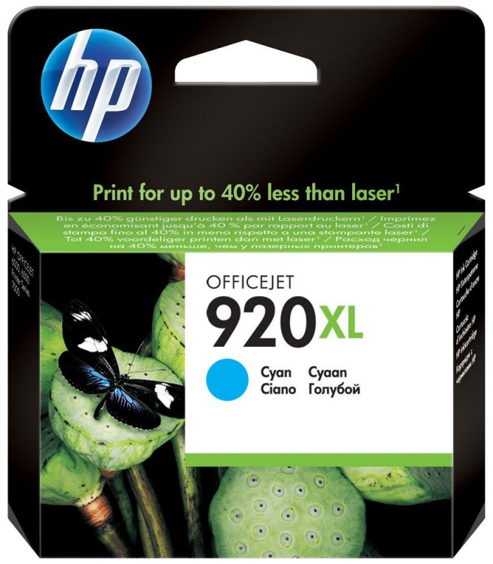 Encre HP 920 XL Cyan CD972AE pour Série 7000