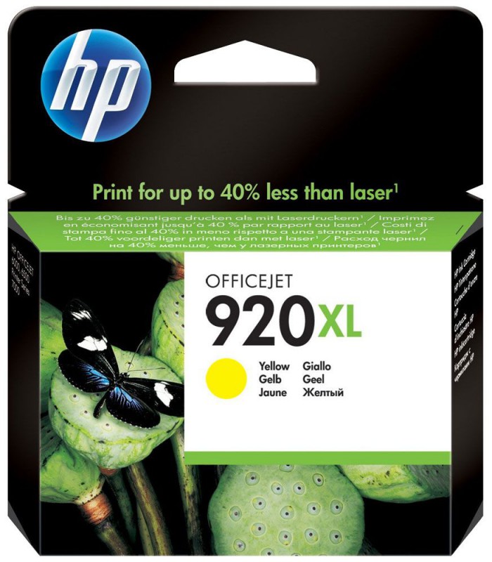 Encre HP 920 XL Jaune CD974AE pour Série 7000