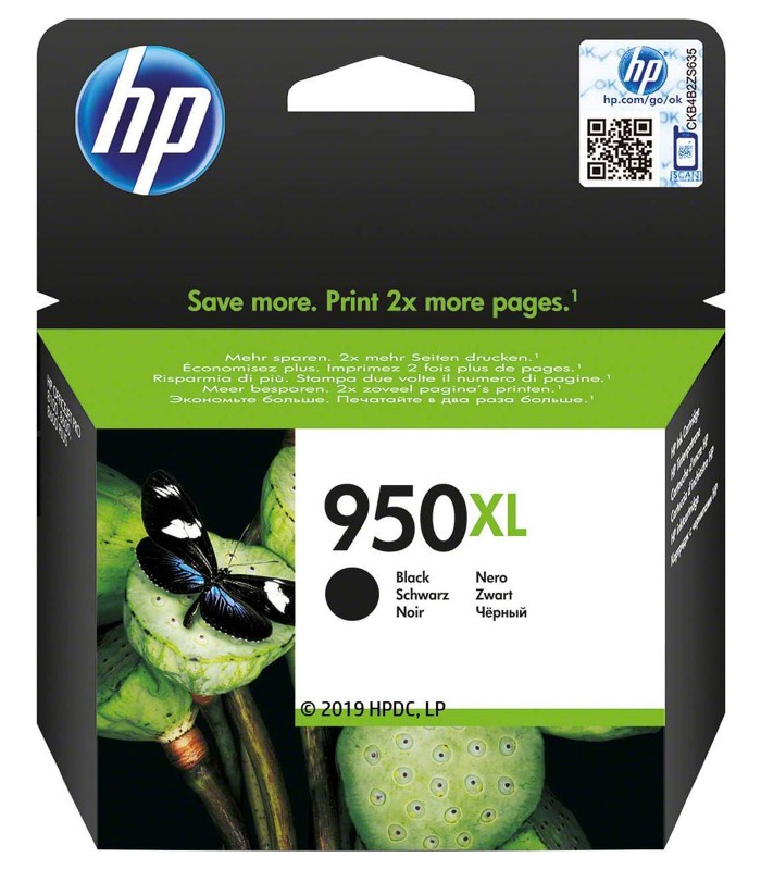 Encre HP 950XL Noir CN045AE pour Série 8100 (2 300 pages)