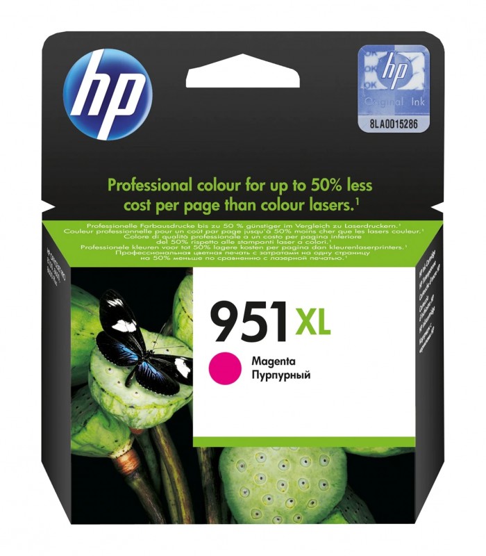 Encre HP 951XL Magenta CN047AE pour Série 8100 (1 500 pages)