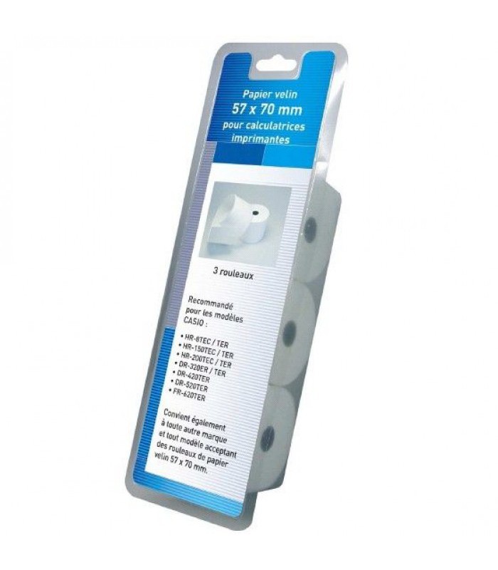 Rouleaux encreur IR40Tp/calculatrice CASIO(HR150/200/FR620/DRT)