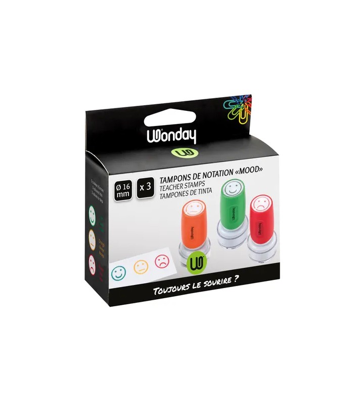 Tampon de notation mobile lot de 3 R.600092