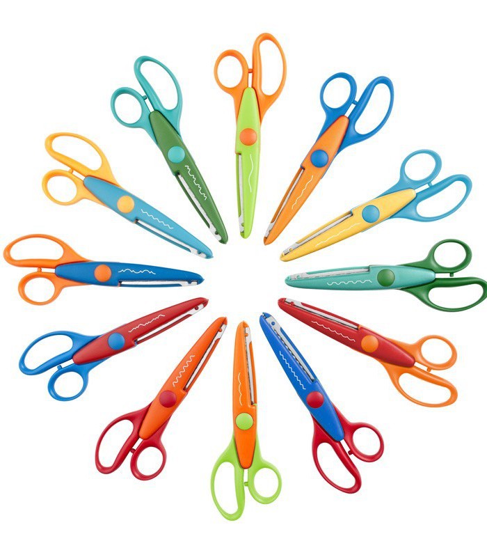 Ciseaux 16cm bouts ronds cranteur R.ADE030063
