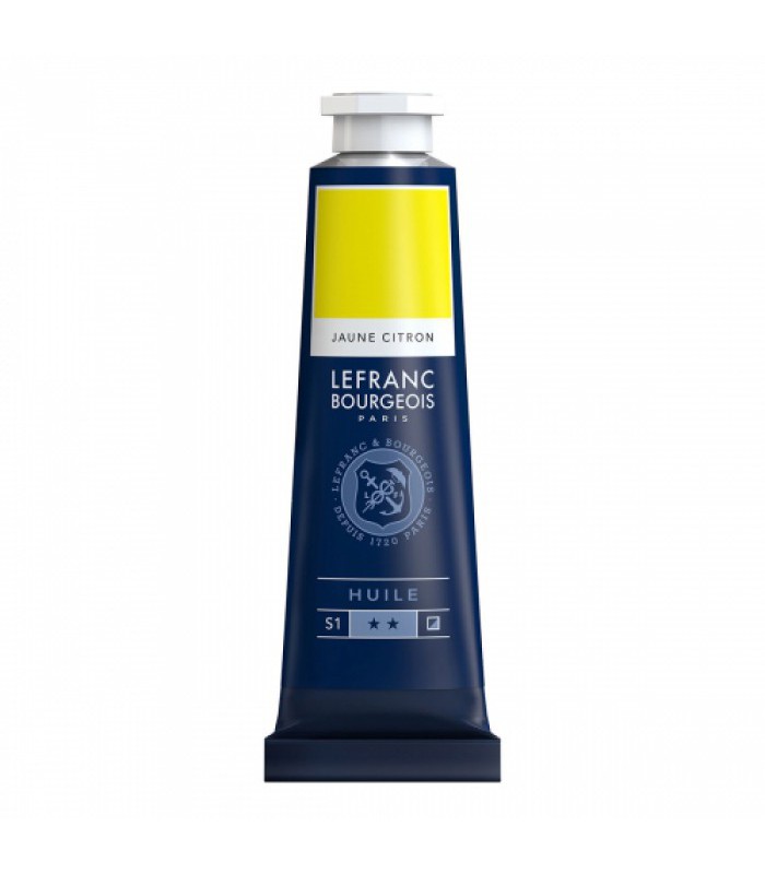 Peinture à l'huile fine 40ml jaune citron R.1000015