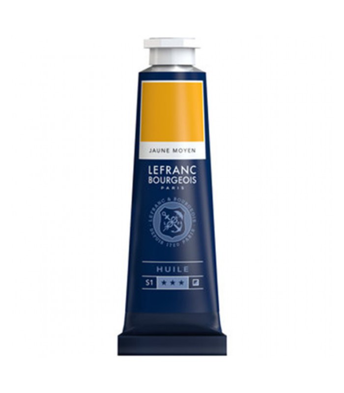Peinture à l'huile fine 40ml jaune moyen R.3017578