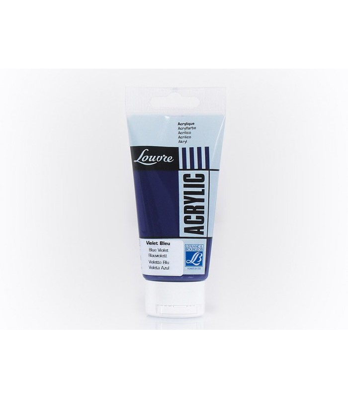 Peinture acrylique fine 80ml bleu pourpre R.3003489