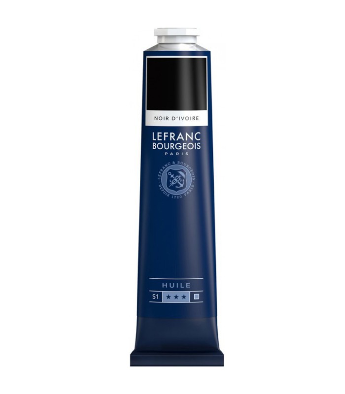 Peinture à l'huile fine 200ml noir d'ivoire R.3013648100916/3018513
