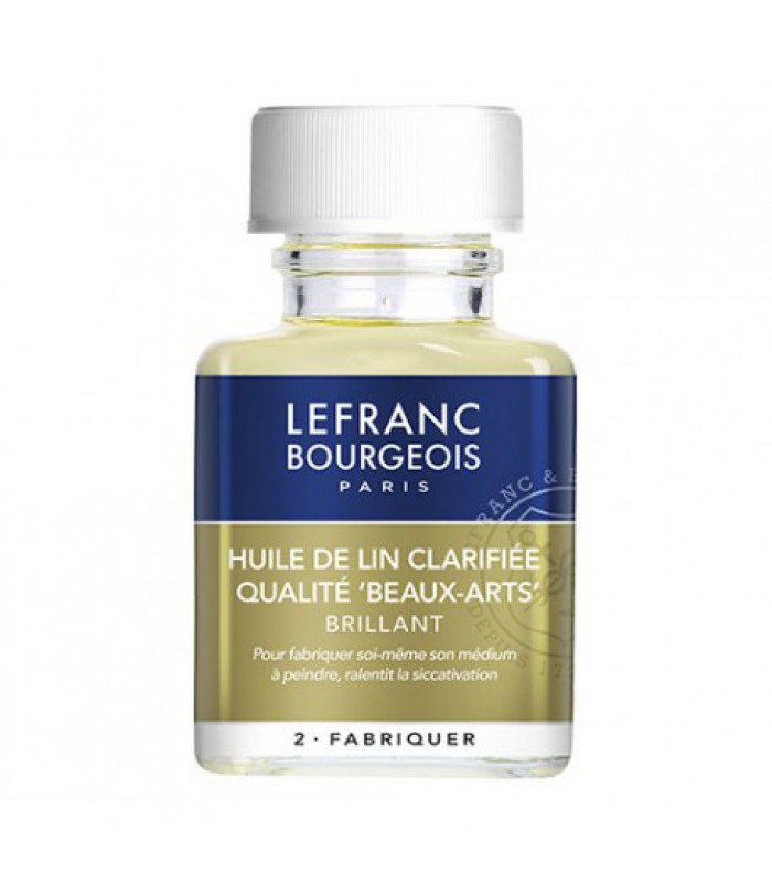 Huile de lin clair flacon 75ml R.3000136