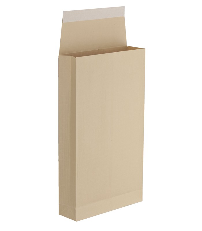 Pochette 300x470 soufflet 70 kraft brun armé 130g R.1732