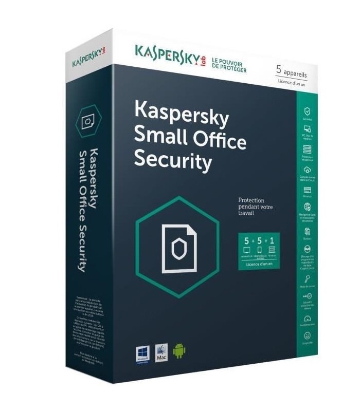 Kaspersky Small Office Security 7.0  1 serveur + 5 postes