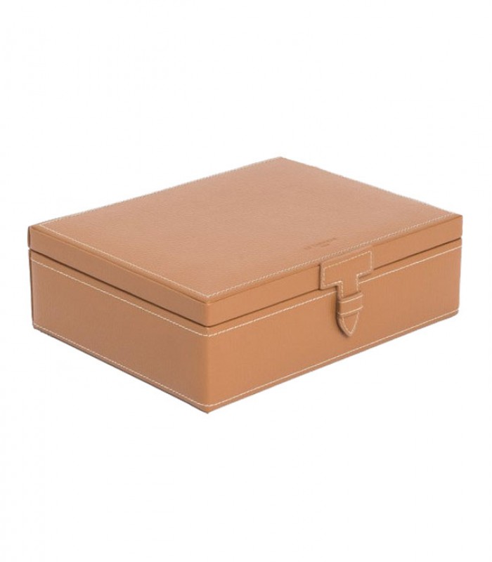 Coffret montre 25x19x7.5cm rectangulaire 8 compartiments R.TBJ7381Ass