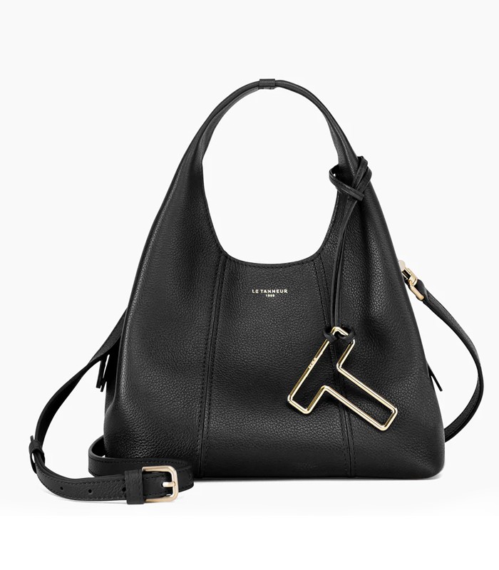 Sac porté main 21.5x18.5x12cm Juliette cuir grainé noir R.TJET1000N01
