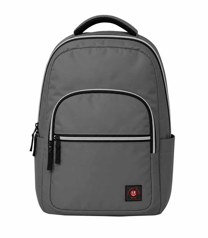 Sac à dos grand modèle the laptop gris 3 compartiments R.LS10626