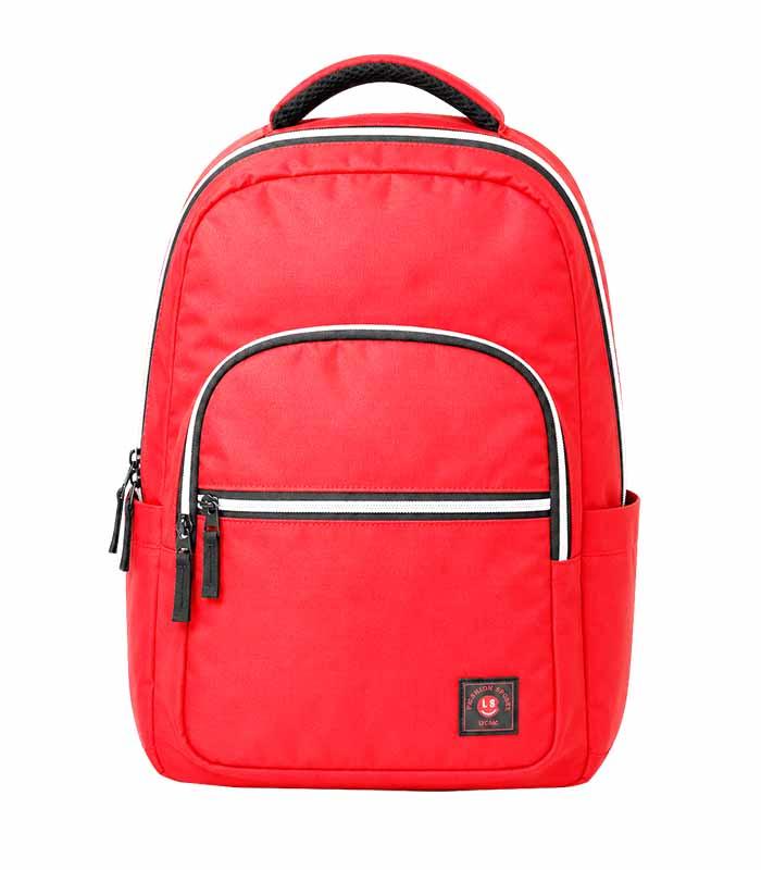 Sac à dos grand modèle the laptop rouge 3 compartiments R.LS10826