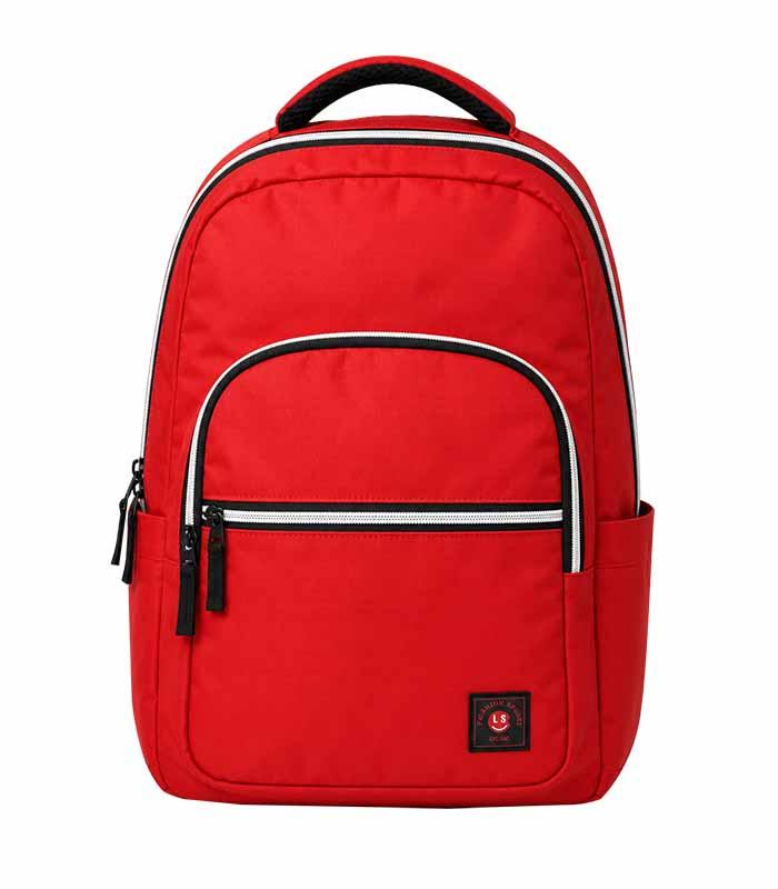 Sac à dos grand modèle the laptop rouge clai 3compartiments R.LS12126