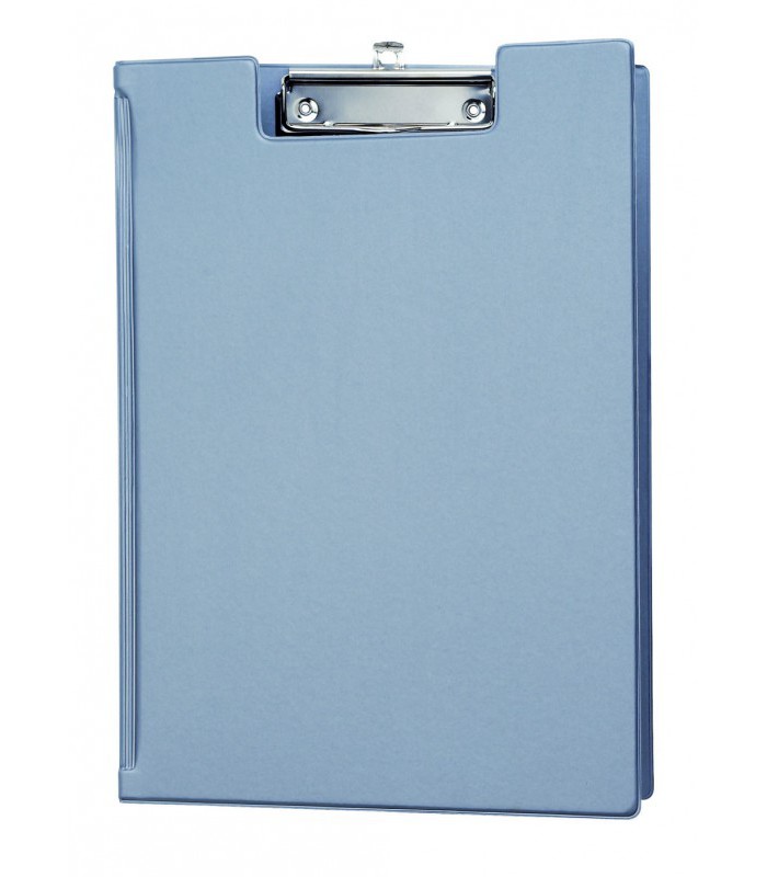 Porte-blocs A4 gris argent  avec rabat R.2339295