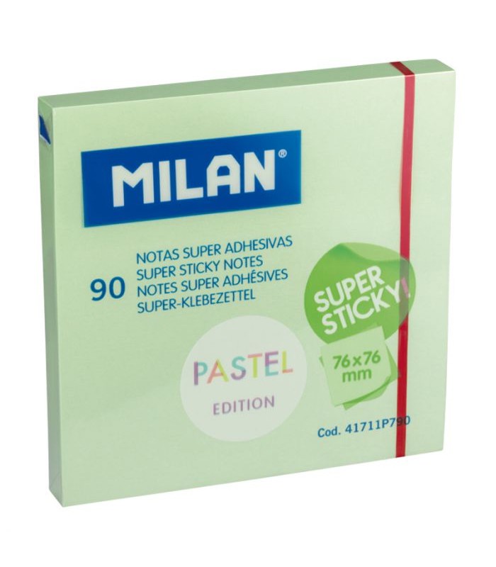 Note repositionnable 76x76-90 pages vert pastel R.41711P790  XXX