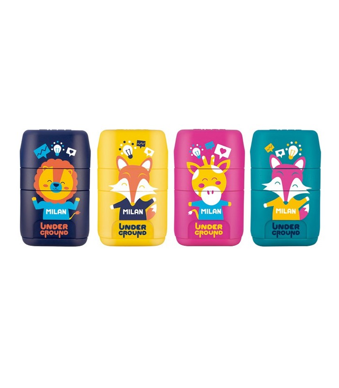 Gomme plastique club + taille-crayon Alien tower R.4703116AL