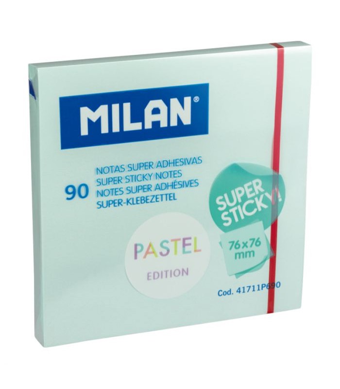 Note repositionnable 76x76-90 pages bleu pastel R.41711P690  XXX