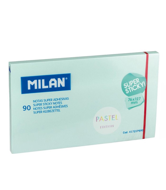 Note repositionnable 127x76-90 pages bleu pastel R.41721P690