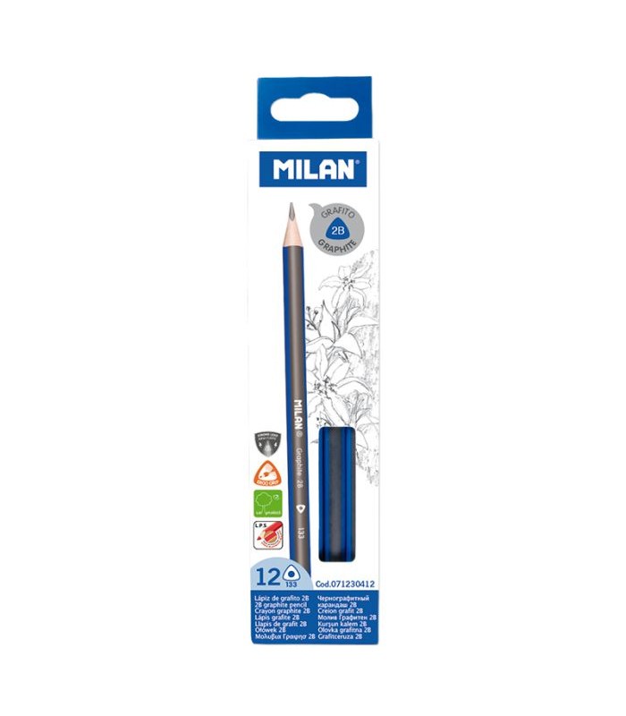 Crayon graphite 2B triangulaire R.071230412
