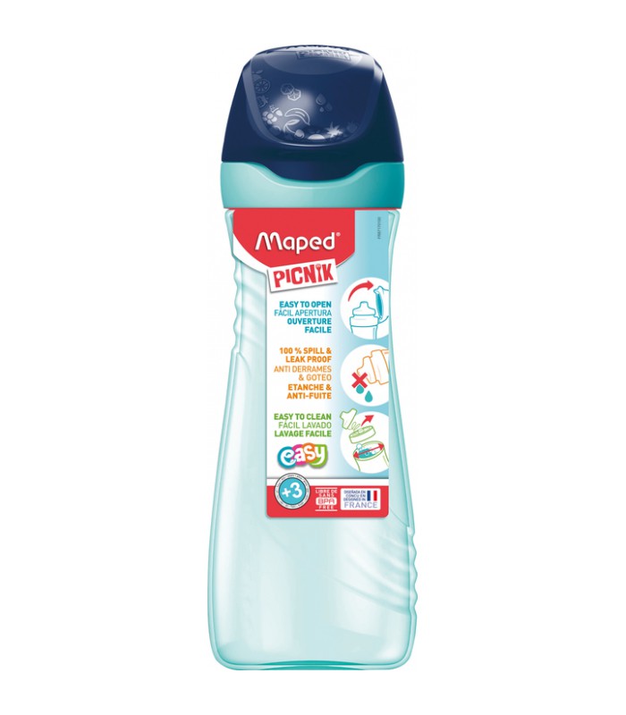 Gourde plastique 580ml origins bleu R.871704