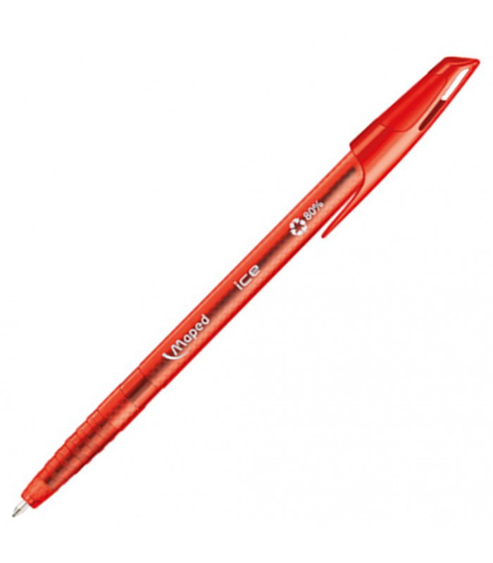 Stylo bille medium ice rouge R.224432NE