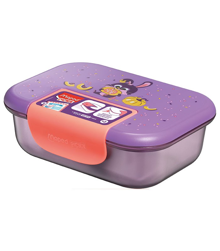 Boîte goûter miniz violet R.874102