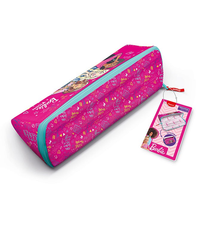 Fourre-tout oval avec ouverture large barbie rose R.931915