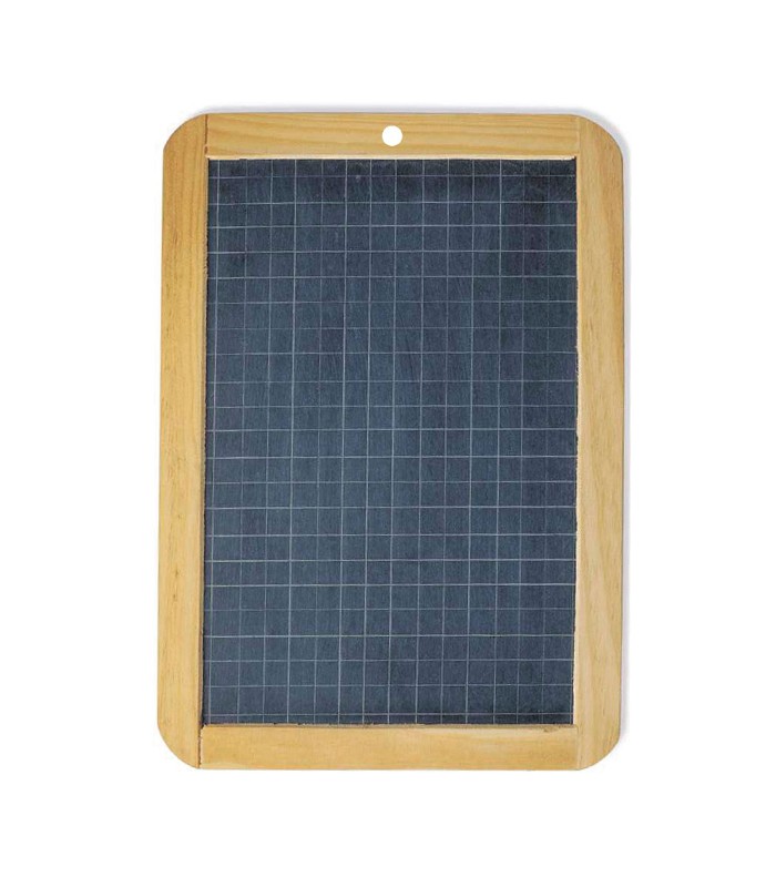 Ardoise naturelle 18x26cm 1 face unie + 1 face quadrillée R.258550