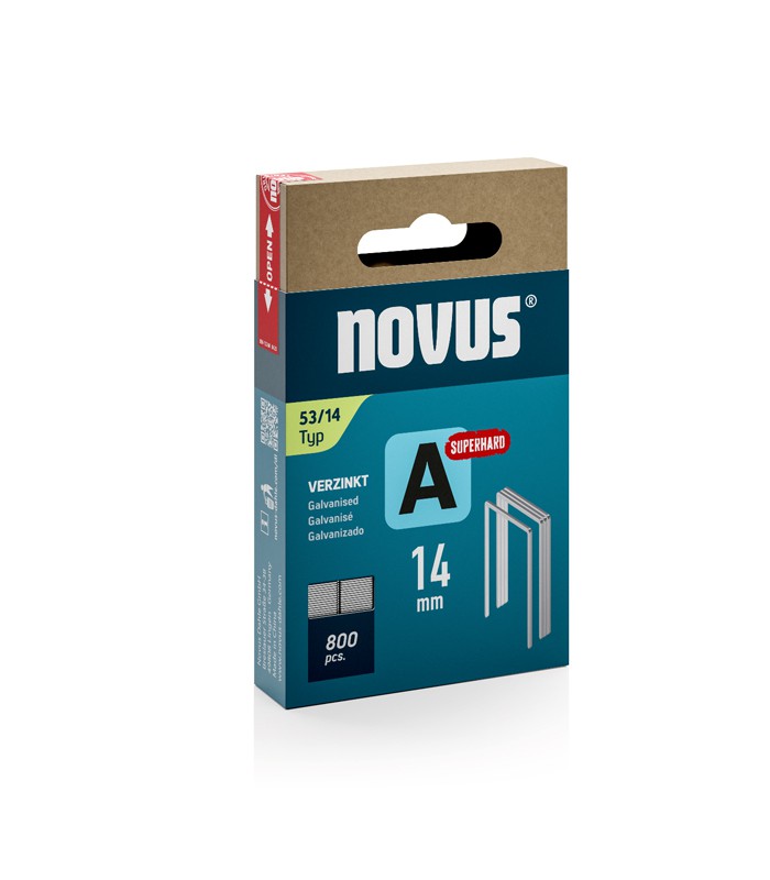 Agrafes A 14mm 53/14 boîte de 1000 J-02AL/J13/J25/J29  