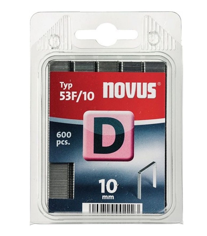 Agrafes n°53F/10 pour cloueuse J-02AL/J13/J25/J29 A 10mm b. 1000 