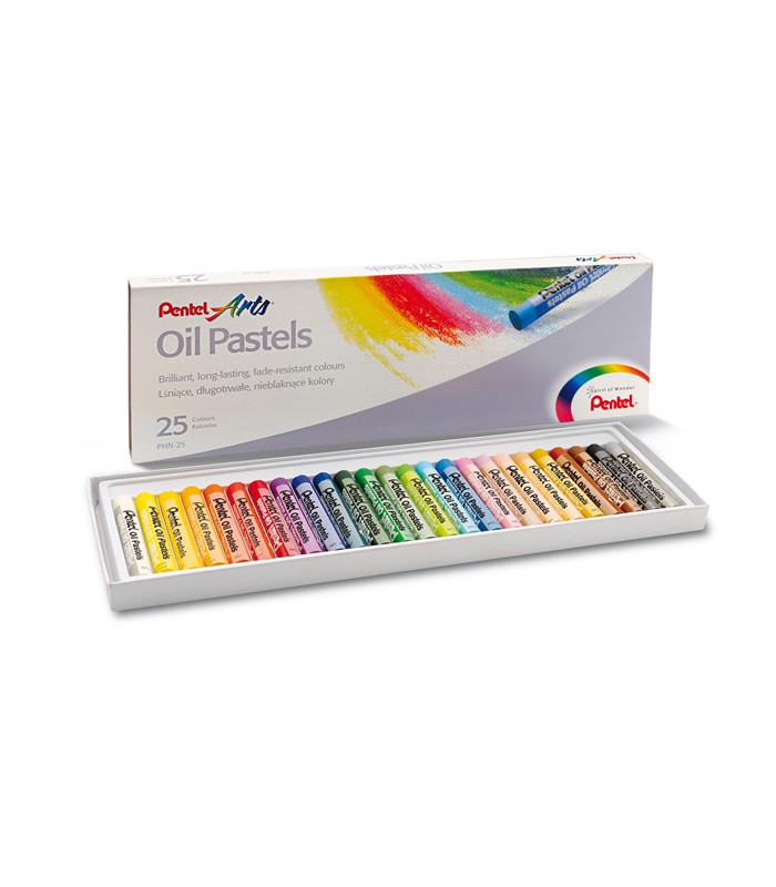 Crayons pastel à l'huile boite de 25 R.PHN-25