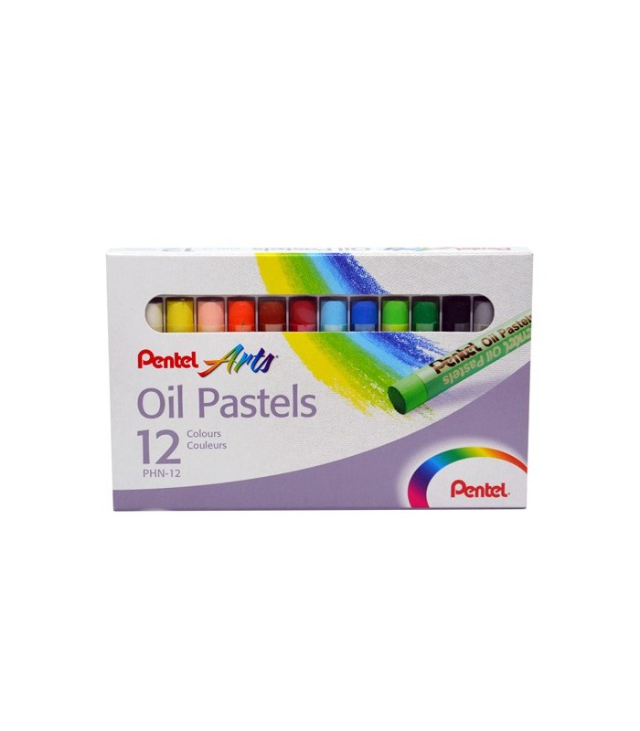 Crayons pastel à l'huile boite de 12 R.PHN-12U