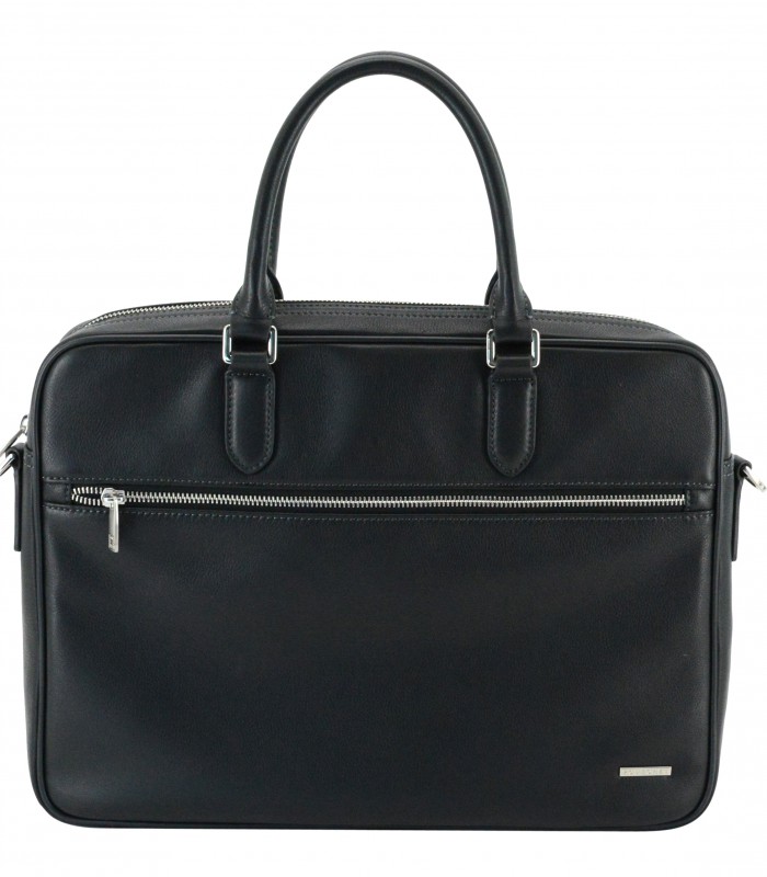 Porte documents 37x27x5.5cm Chris cuir noir R.64173