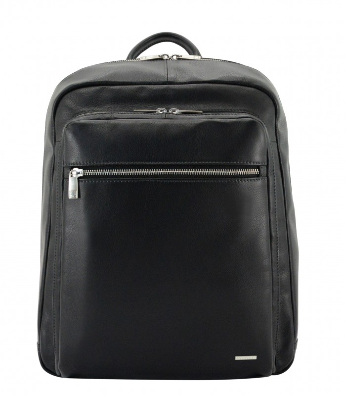 Sac à dos 30x39.5x16cm Chris cuir noir R.64174