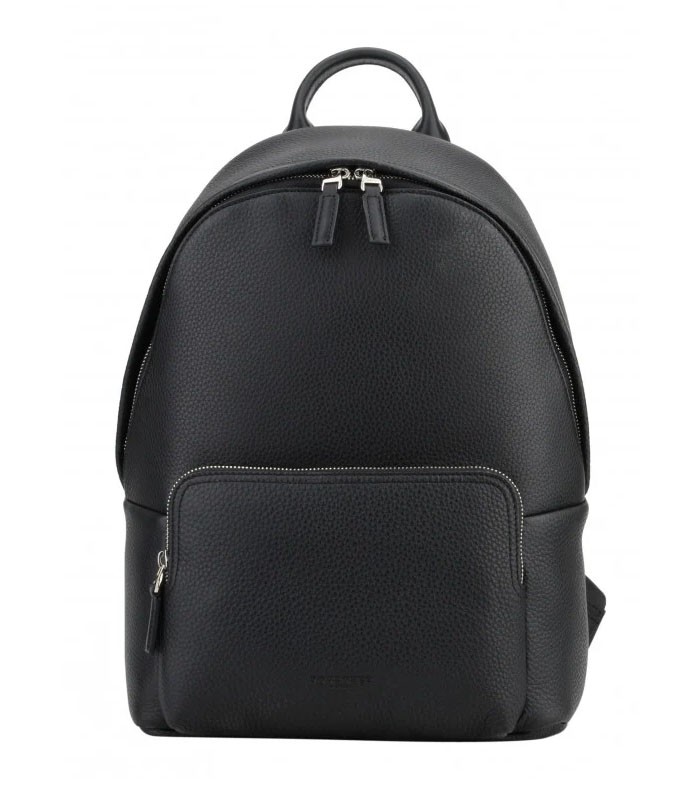 Sac à dos 19x40x16.5cm Ethan cuir noir R.64135