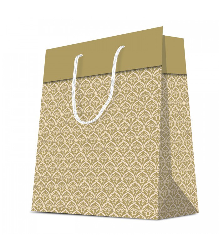 Sac cadeau cabas 26x13x32cm imprimé coeur R.7665LL