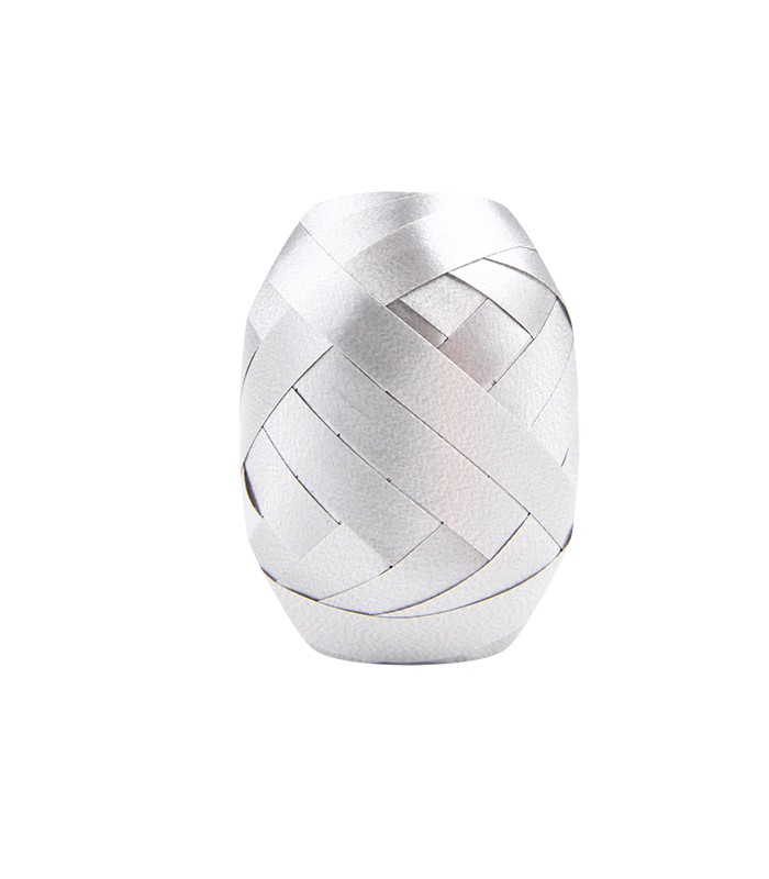 Bolduc 10mmx10m oeuf effet miroir bleu R.OM0610M