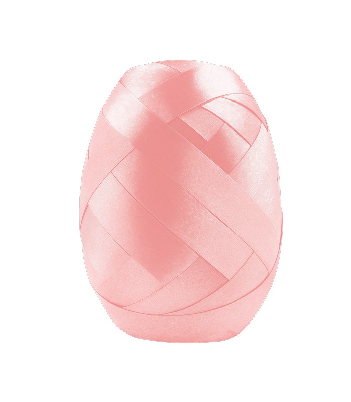Bolduc oeuf 7mmx10m satiné rose pale R.O1810M