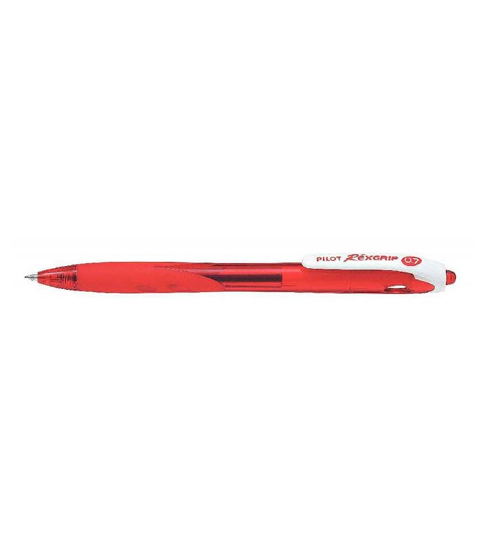 Stylo bille 1.0mm rouge Rexgrip BPRG-10R-M R.324758
