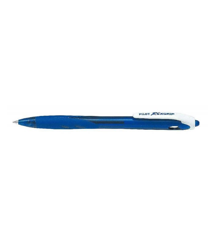 Stylo bille 1.0mm bleu Rexgrip R.BPRG-10R-M-L