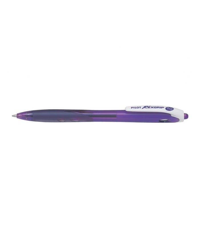 Stylo bille 1.0mm violet Rexgrip BRG-10M-BG R.BRG-10M-VV-BG