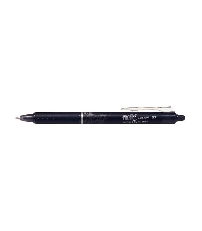 Stylo Frixion 0.7mm noir Clicker R.BLRT-FR7-B
