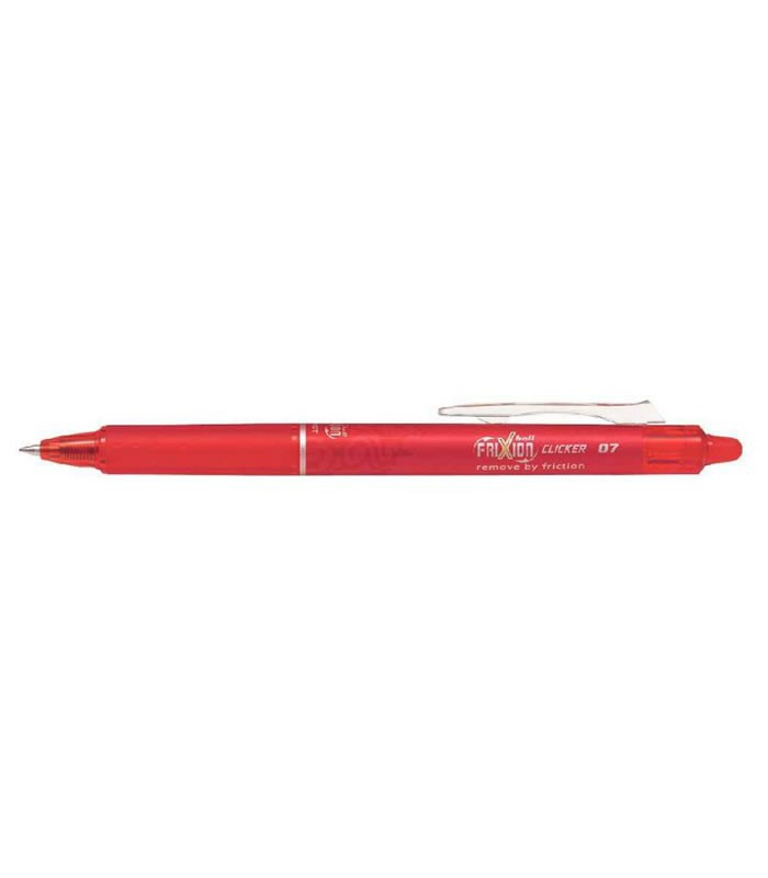 Stylo Frixion 0.7mm rouge Clicker R.BLRT-FR7-R